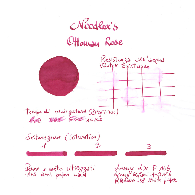 Noodler's Ottoman Rose Inchiostro 3 oz