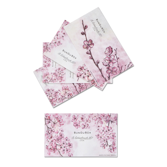 Esterbrook x Bungubox Carta Assorbente Kachofugetsu Flower