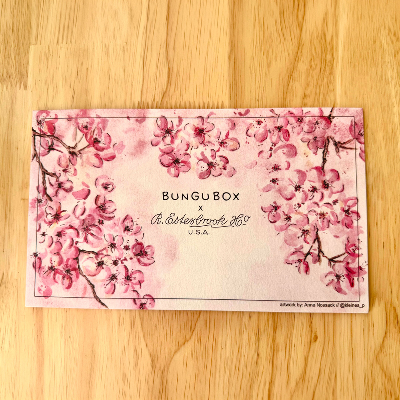 Esterbrook Esterbrook x Bungubox Blotter Paper Kachofugetsu Flower