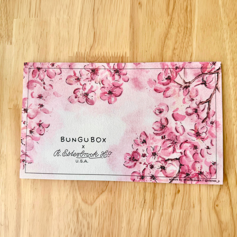 Esterbrook Esterbrook x Bungubox Blotter Paper Kachofugetsu Flower