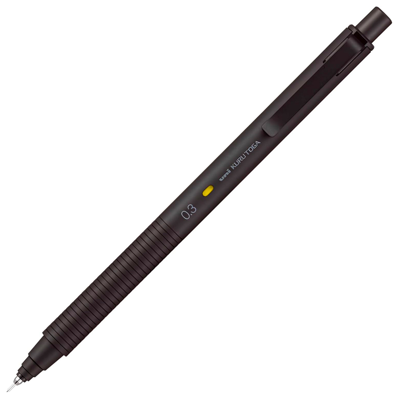 Uni Uni Kuru Toga Metal Mechanical Pencil 0.3 mm Nocturne Black