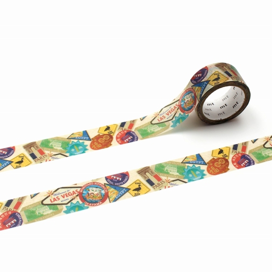 MT Upcycle Washi Tape Travel Stickers