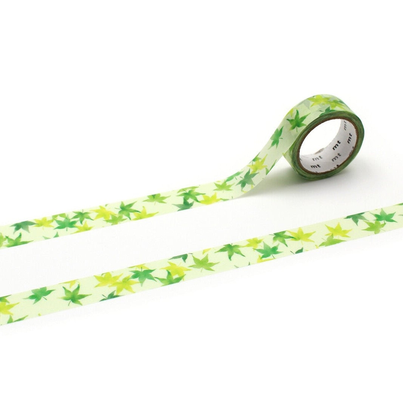 MT Masking Tape MT JPN Washi Tape Green Maple Edizione Limitata