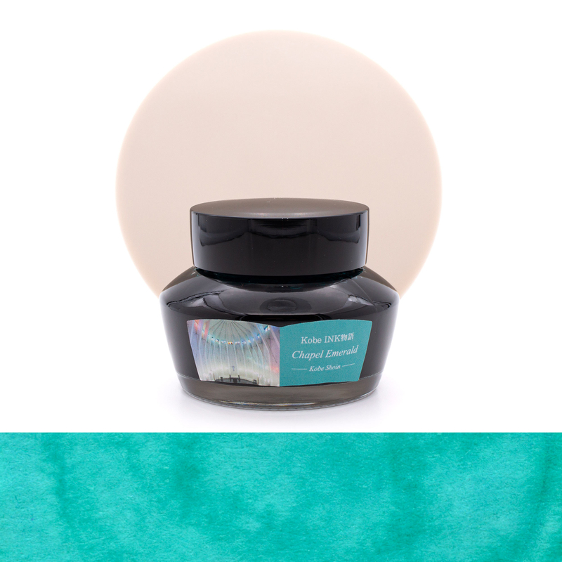 Nagasawa Nagasawa Kobe Monogatari Chapel Emerald Ink Bottle 50 ml