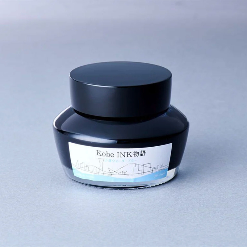 Nagasawa Nagasawa Kobe Monogatari Sengari Water Blue Ink Bottle 50 ml