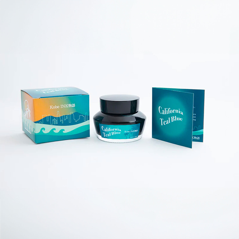 Nagasawa Nagasawa Kobe Monogatari California Teal Blue Inchiostro 50 ml