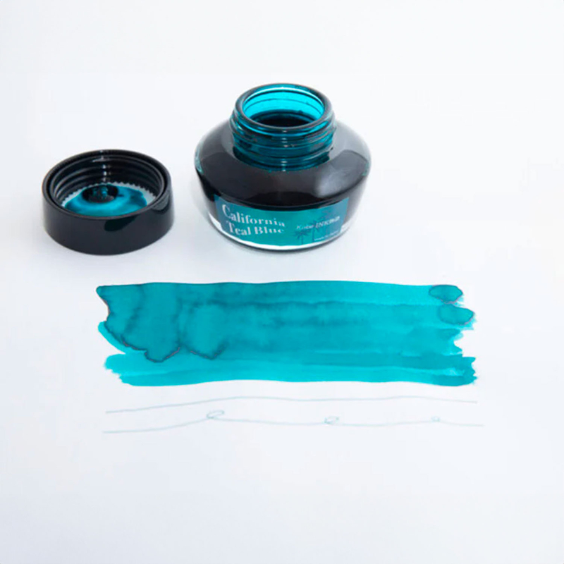 Nagasawa Nagasawa Kobe Monogatari California Teal Blue Ink Bottle 50 ml