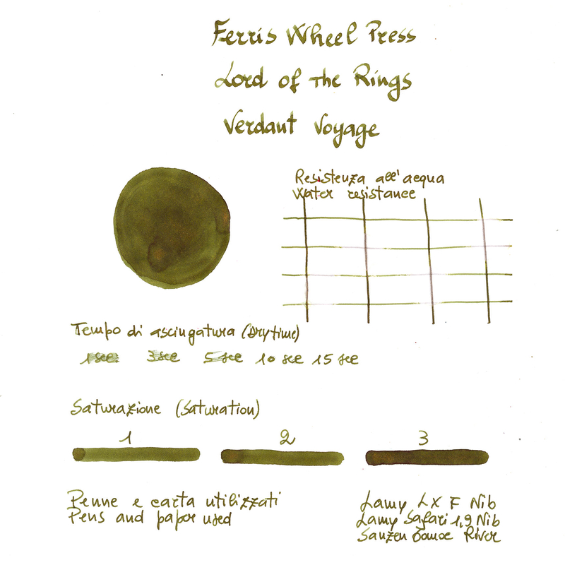 Ferris Wheel Press Ferris Wheel Press x The Lord of The Rings Verdant Voyage Ink Bottle 28 ml