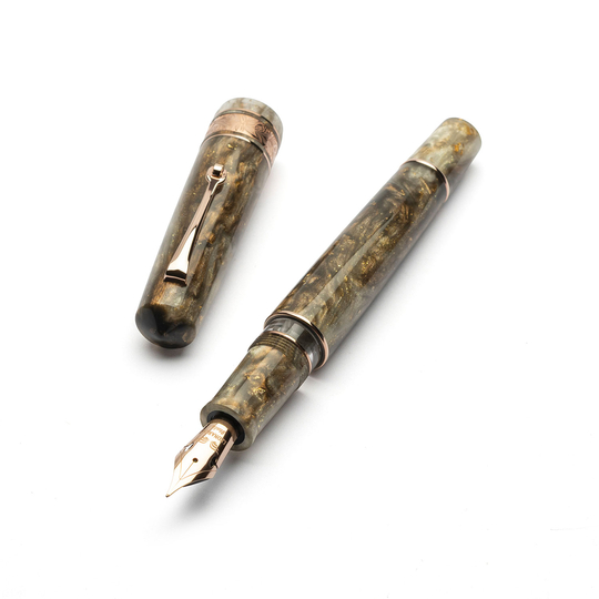 Leonardo Momento Zero Grande 2.0 Penna Stilografica Chocolate Cosmos 14k Edizione Limitata