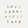 Bande Bande Washi Tape Laundry Together: Carefree Animals