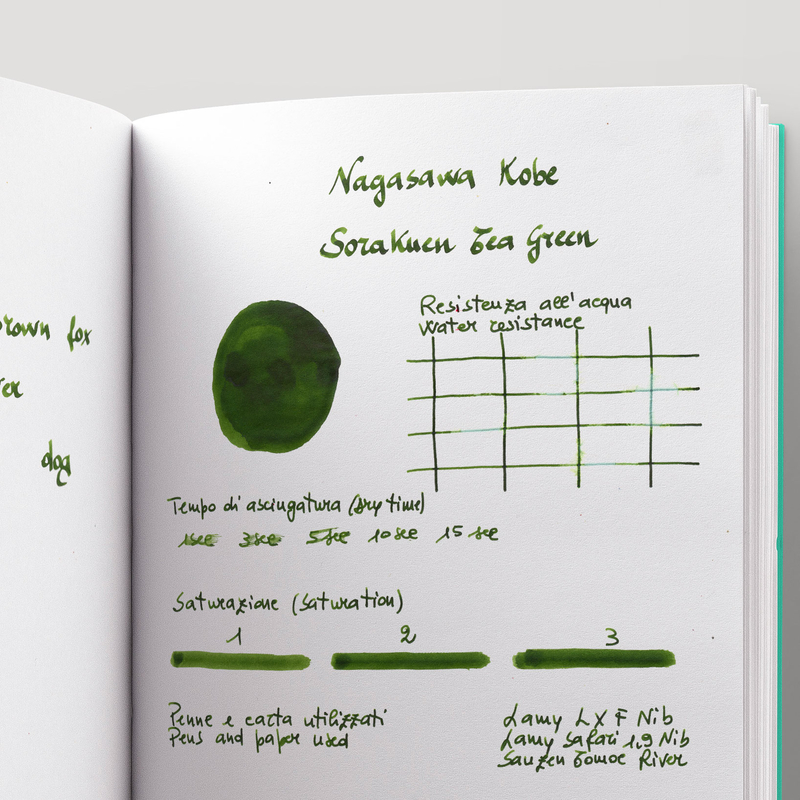Nagasawa Nagasawa Kobe Monogatari Sorakuen Tea Green Inchiostro 50 ml