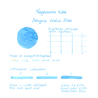 Nagasawa Nagasawa Kobe Monogatari Sengari Water Blue Inchiostro 50 ml