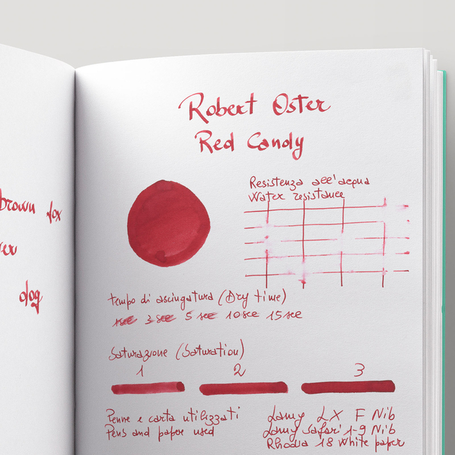 Robert Oster Red Candy Ink Bottle 50 ml
