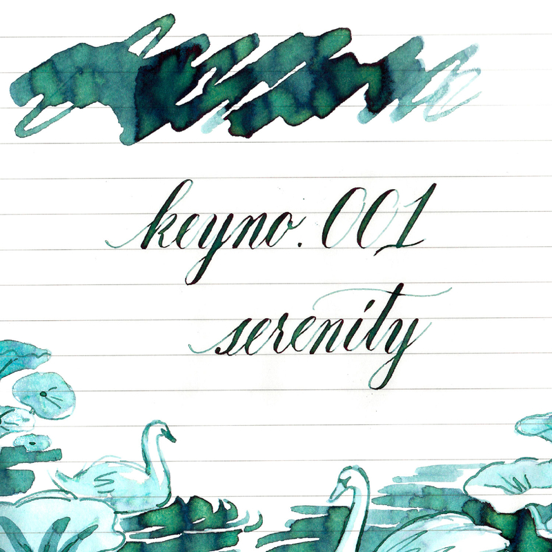 Keyno Stay.tionery Keyno Stay.tionery Key No. 001 Serenity Inchiostro 25 ml