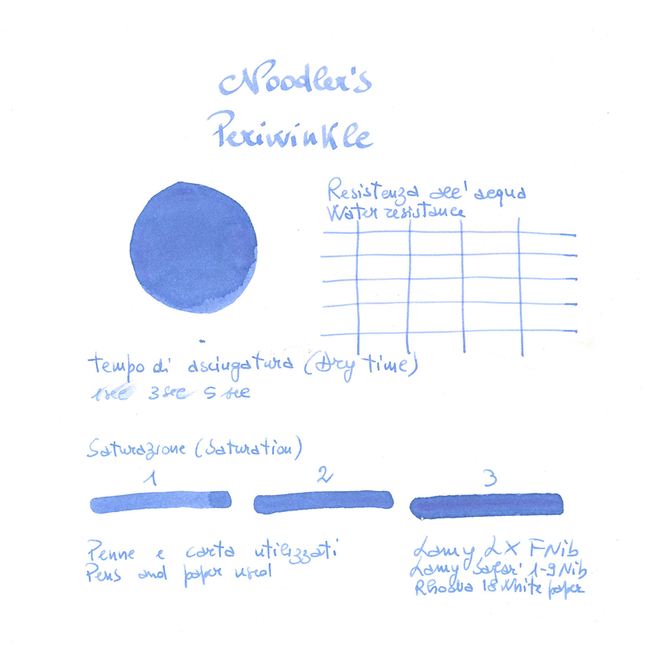 Noodler's Periwinkle Eternal Inchiostro 1 oz