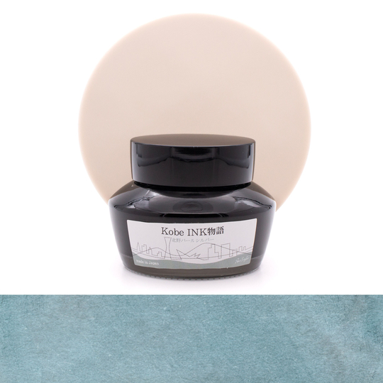 Nagasawa Kobe Monogatari Kitano Pearl Silver Ink Bottle 50 ml