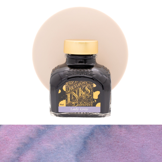 Diamine Lady Grey Ink Bottle 80 ml