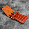 Galen Leather Galen Leather x Nock Co. Lookout Pen Case Deep Cognac