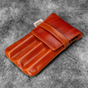 Galen Leather Galen Leather x Nock Co. Lookout Pen Case Deep Cognac