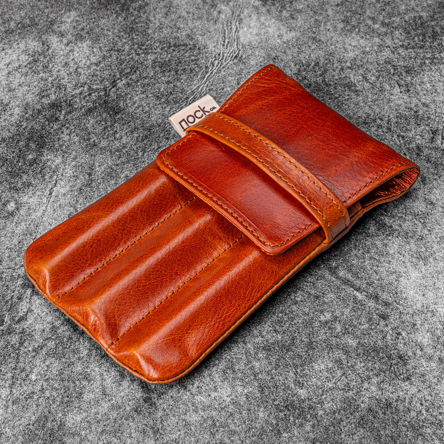 Galen Leather x Nock Co. Lookout Deep Cognac | Pen Case