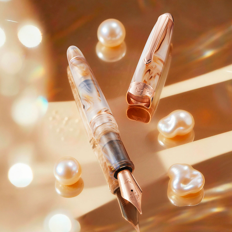 Nahvalur Nahvalur Horizon Penna Stilografica Pearl