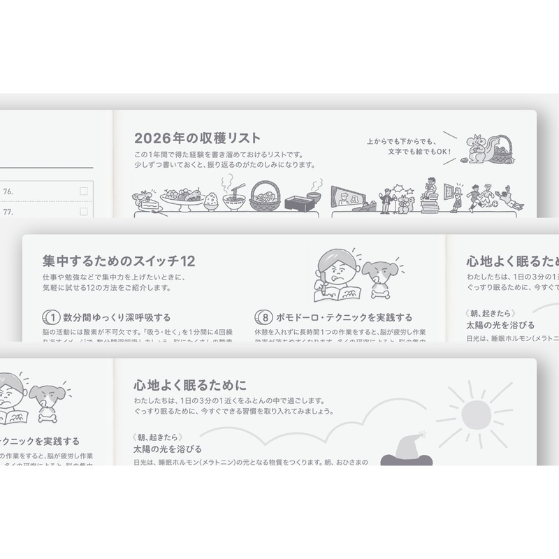 Hobonichi Hobonichi Techo Cousin Avec Books 2026 Agenda A5 Giornaliera Luglio-Dicembre