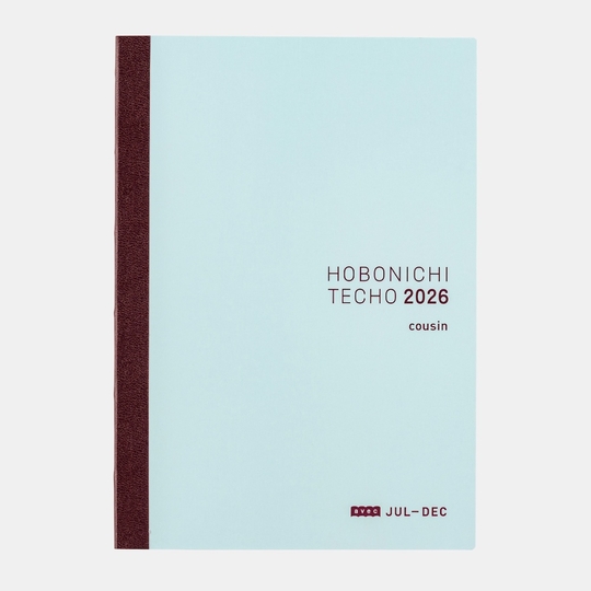 Hobonichi Techo Cousin Avec Book A5 2026 July-December