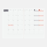 Hobonichi Hobonichi Techo Cousin Avec Books 2026 Agenda A5 Giornaliera Luglio-Dicembre
