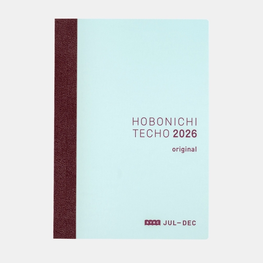 Hobonichi Techo Original Avec Book A6 2026 July-December