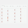 Hobonichi Hobonichi Techo Original Avec Books 2026 Agenda A6 Giornaliera Luglio-Dicembre