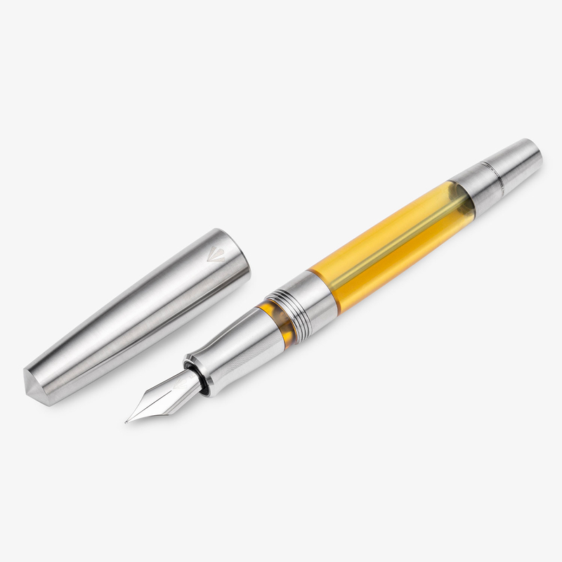 Gravitas Gravitas VAC 2.0 Grade 5 Titanium Penna Stilografica Machine Finish