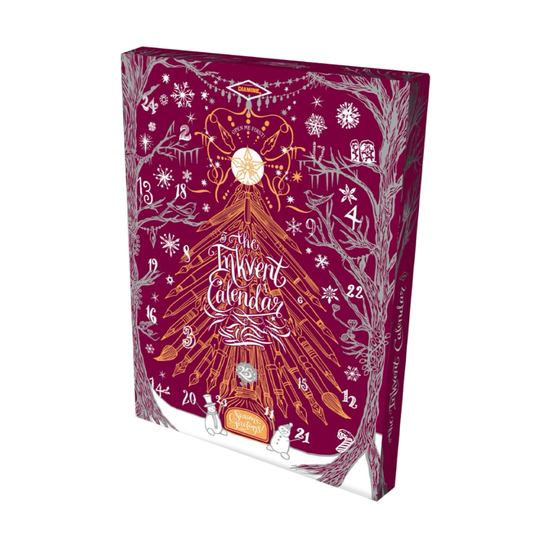 Diamine InkVent Calendar Burgundy Edition Calendario dell'Avvento 2026 con Inchiostri