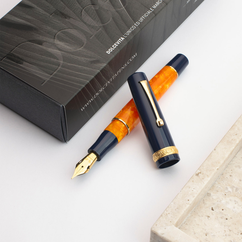 Dolcevita Leonardo x Dolcevita Momento Zero Penna Stilografica Siren & Oro