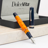 Dolcevita Leonardo x Dolcevita Momento Zero Fountain Pen Siren & Rhodium