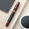 Dolcevita Leonardo x Dolcevita Momento Zero Fountain Pen Marmo Pompei & Rhodium