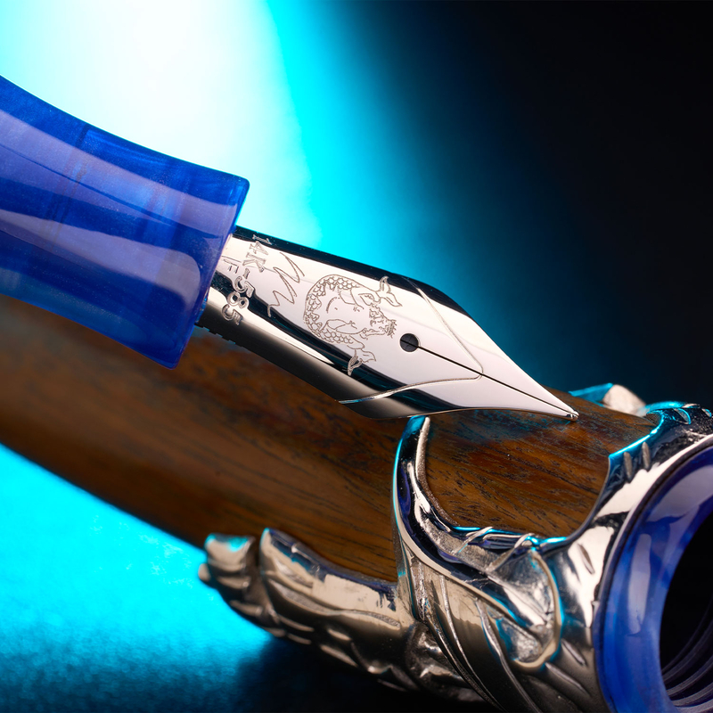 Nino Marino Signature Nino Marino Signature Columbus Fountain Pen Silver Limited Edition