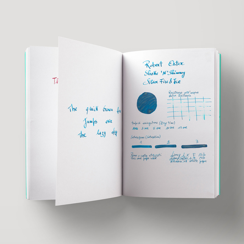 Robert Oster Shake 'N' Shimmy Silver Fire and Ice Inchiostro 50 ml