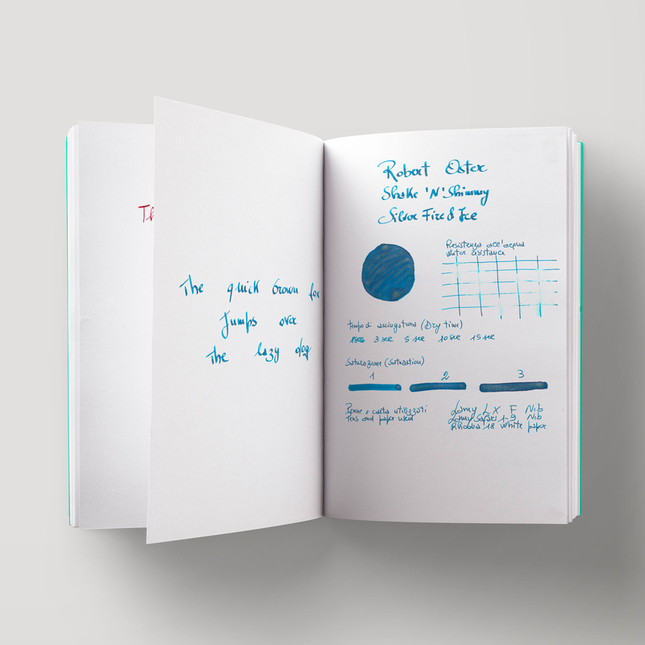 Robert Oster Shake 'N' Shimmy Silver Fire and Ice Inchiostro 50 ml