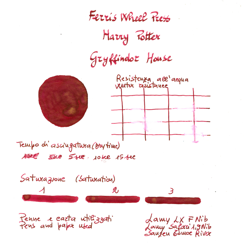 Ferris Wheel Press Ferris Wheel Press x Harry Potter Gryffindor House Ink Bottle 38 ml