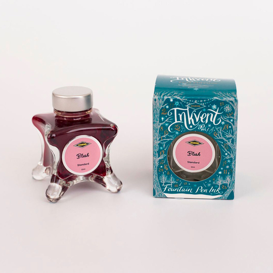 Diamine Inkvent Blush Ink Bottle 50 ml Teal Edition