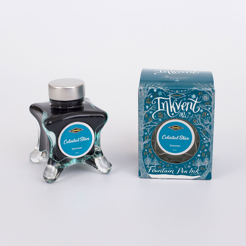 Diamine Diamine Inkvent Celestial Skies Inchiostro 50 ml Teal Edition Shimmer