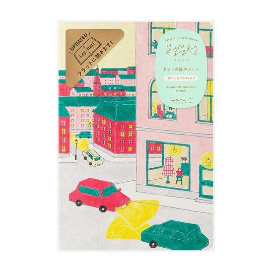 Midori Yuru Log Notebook B6 Daily Life Dot