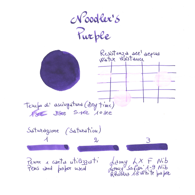 Noodler's Purple Inchiostro 3 oz