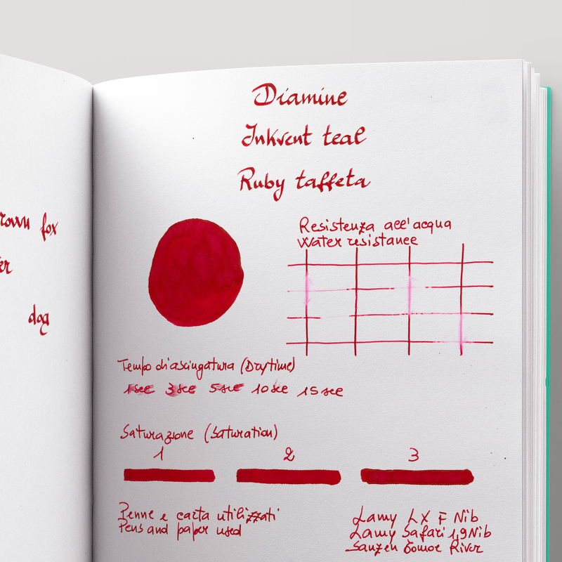 Diamine Diamine Inkvent Ruby Taffeta Inchiostro 50 ml Teal Edition Chameleon