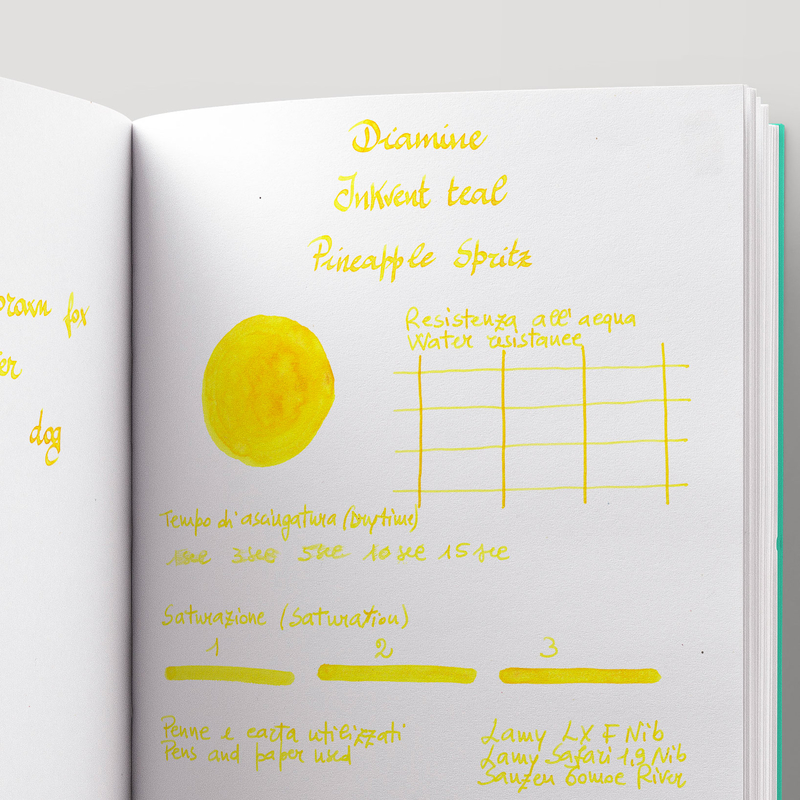 Diamine Diamine Inkvent Pineapple Spritz Ink Bottle 50 ml Teal Edition Pigment Chameleon