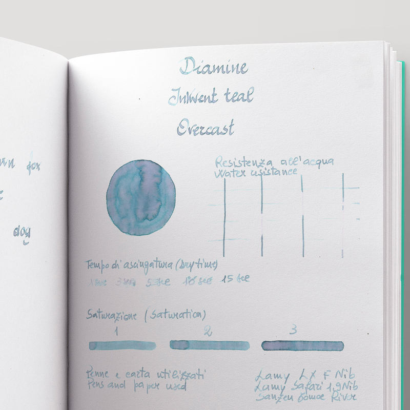 Diamine Diamine Inkvent Overcast Inchiostro 50 ml Teal Edition
