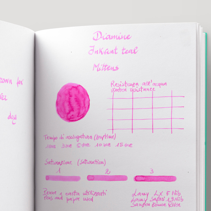 Diamine Diamine Inkvent Mittens Inchiostro 50 ml Teal Edition Pigment
