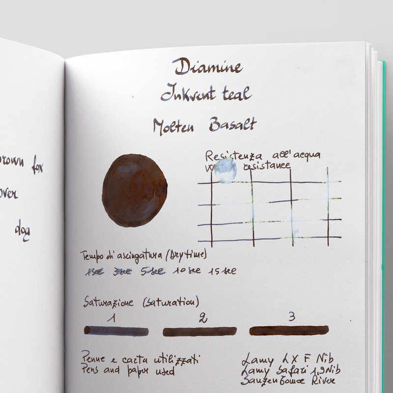 Diamine Diamine Inkvent Molten Basalt Ink Bottle 50 ml Teal Edition