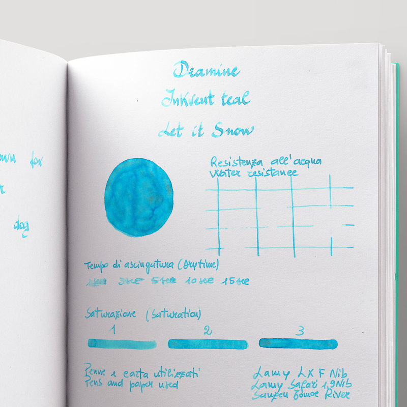 Diamine Diamine Inkvent Let it Snow Inchiostro 50 ml Teal Edition Chameleon