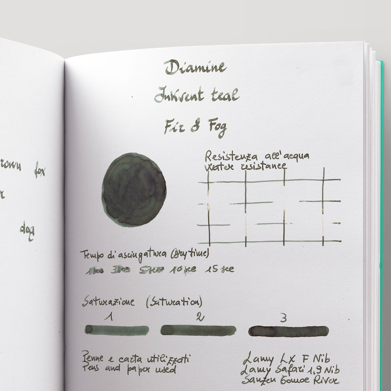 Diamine Diamine Inkvent Fir & Fog Inchiostro 50 ml Teal Edition Chameleon